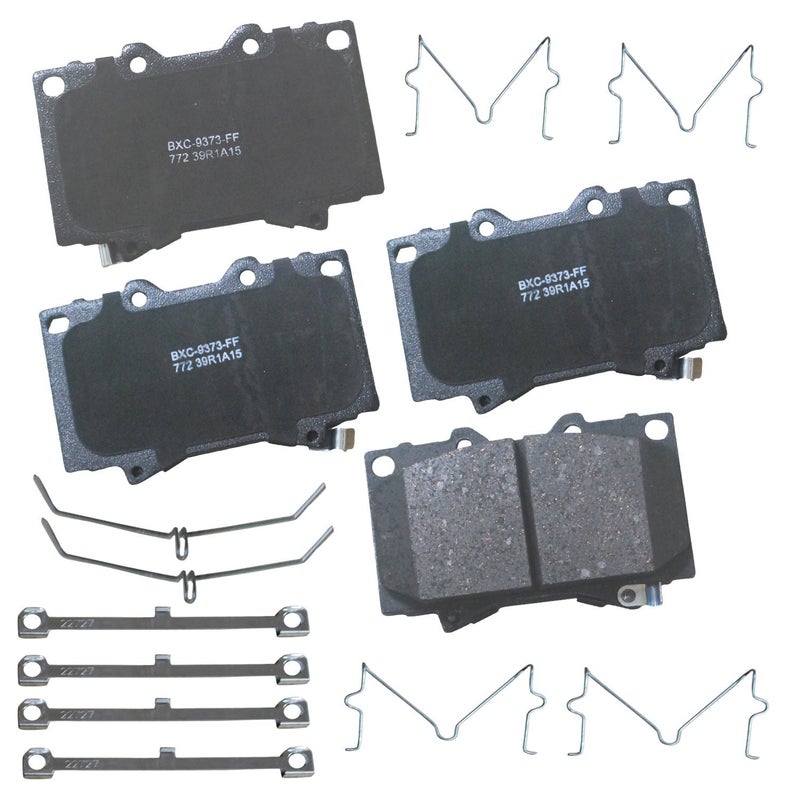 بنديكس وسادات فرامل أمامية سيراميكية Bendix Premium SBC772 لسيارات لكزس LX470 (2007-1998) وتويوتا لاند كروزر (2007-1998) - Image 1