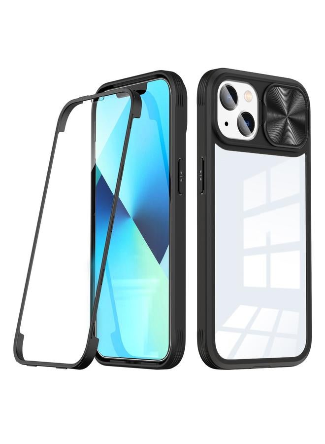 S-TOP Case For iPhone 14 Plus 360 Full Body Sliding Camshield Phone Case - Image 1