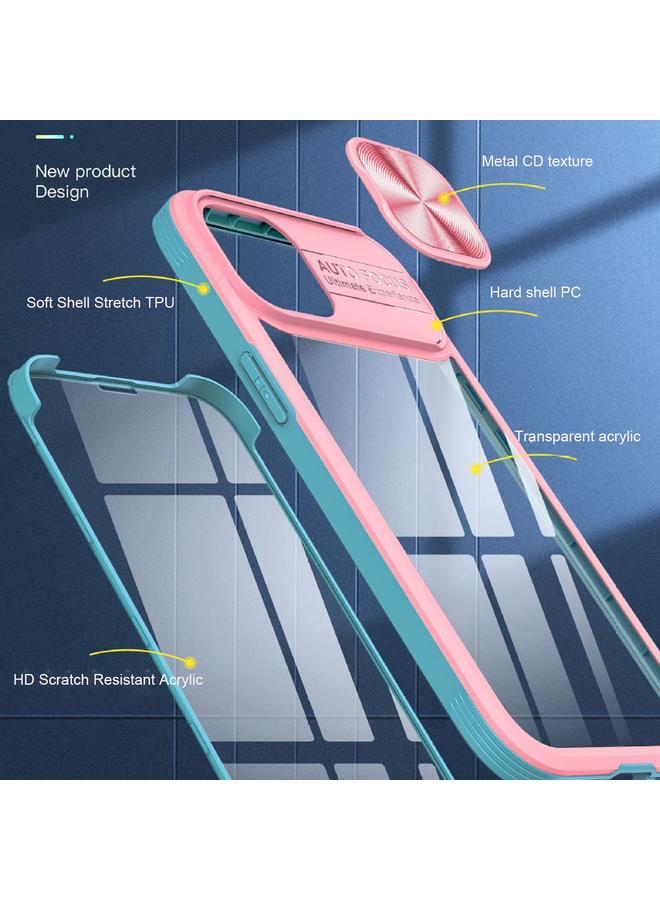 S-TOP Case For iPhone 14 Plus 360 Full Body Sliding Camshield Phone Case - Image 3