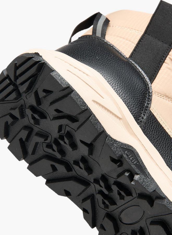 MISSY Panelled Lace-Up Ankle Boots with Pull Tabs - Image 5