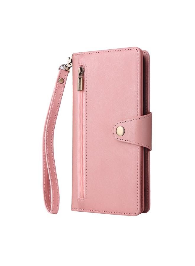 اس-توب جراب لهاتف Samsung Galaxy Note10 Lite، جراب جلدي بثلاث طيات مع مشبك برشام و9 بطاقات - Image 2