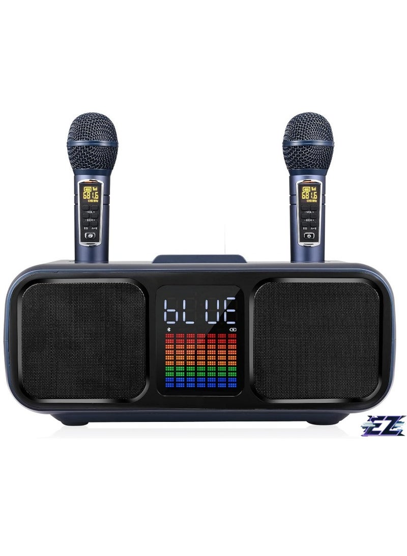 Smart Berry Portable Karaoke Machine with 2 Wireless Microphones, PA System & Karaoke Song Mode – Perfect for Home Parties, Weddings, Picnics & More - Image 1