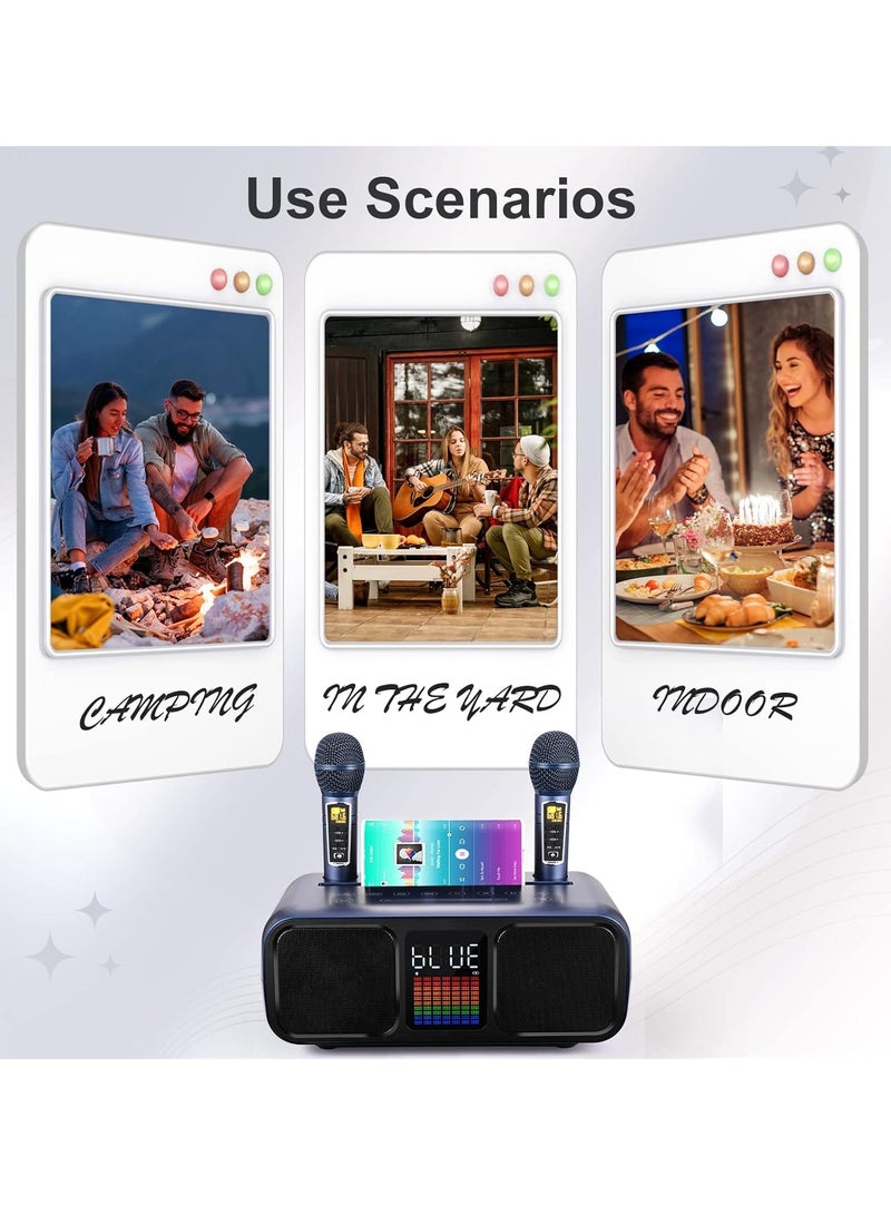 Smart Berry Portable Karaoke Machine with 2 Wireless Microphones, PA System & Karaoke Song Mode – Perfect for Home Parties, Weddings, Picnics & More - Image 5