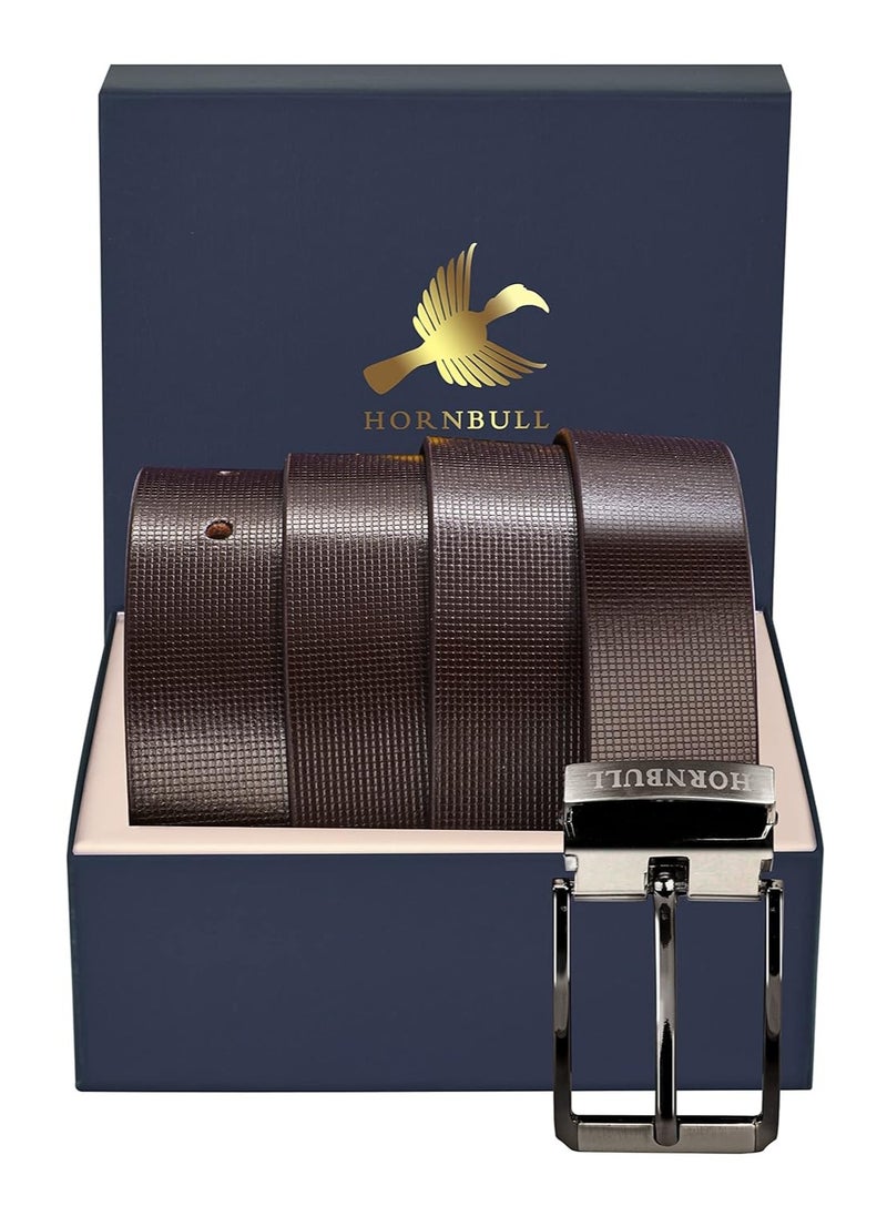 HORNBULL - Jason Men’s Leather Belt | Leather Belt for Men | Formal Men’s Leather Belt - Image 1