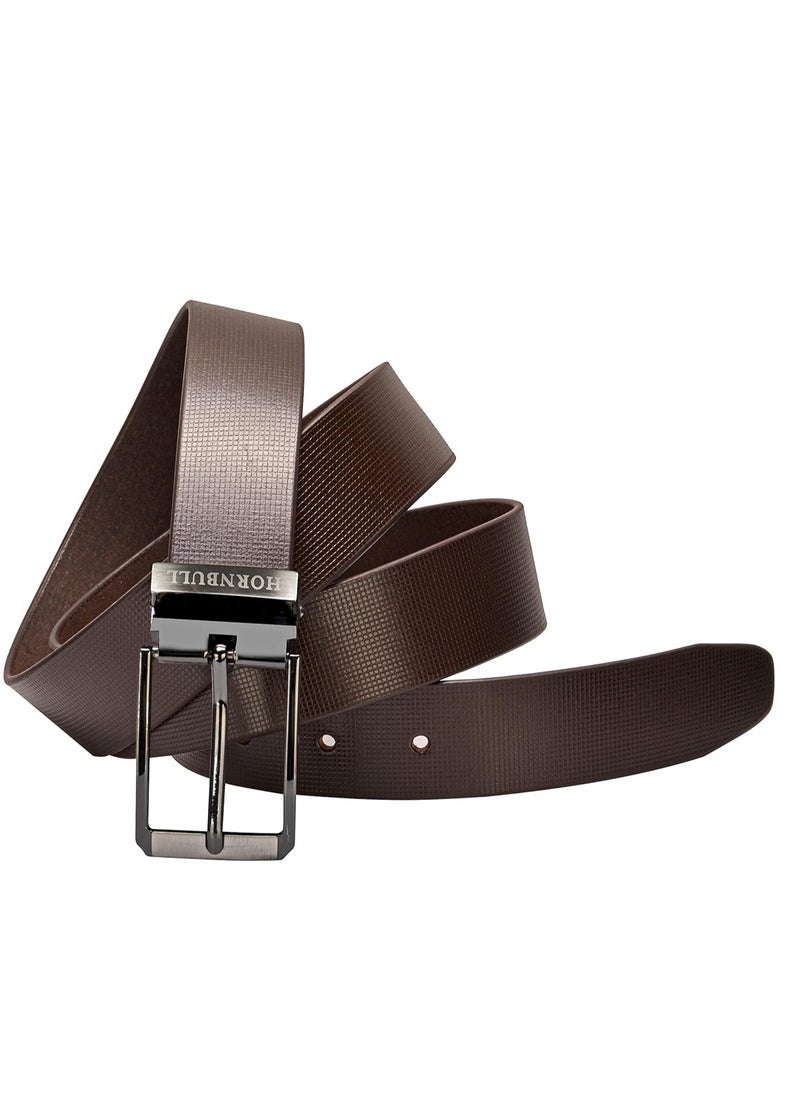 HORNBULL - Jason Men’s Leather Belt | Leather Belt for Men | Formal Men’s Leather Belt - Image 1