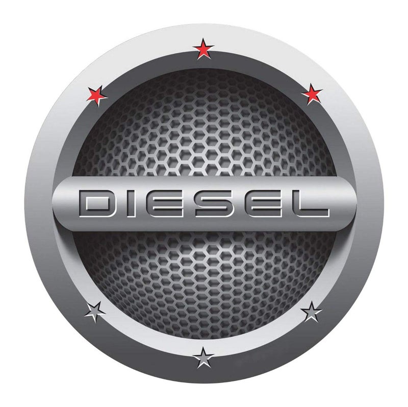 QUADA Diesel Sticker/Decals/Fuel Badge/Graphics for Universal car (New Diesel Grey Round) - Image 5