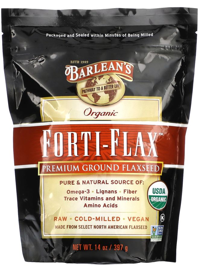 Organic FortiFlax Premium Ground Flaxseed 14 oz (397 g)
