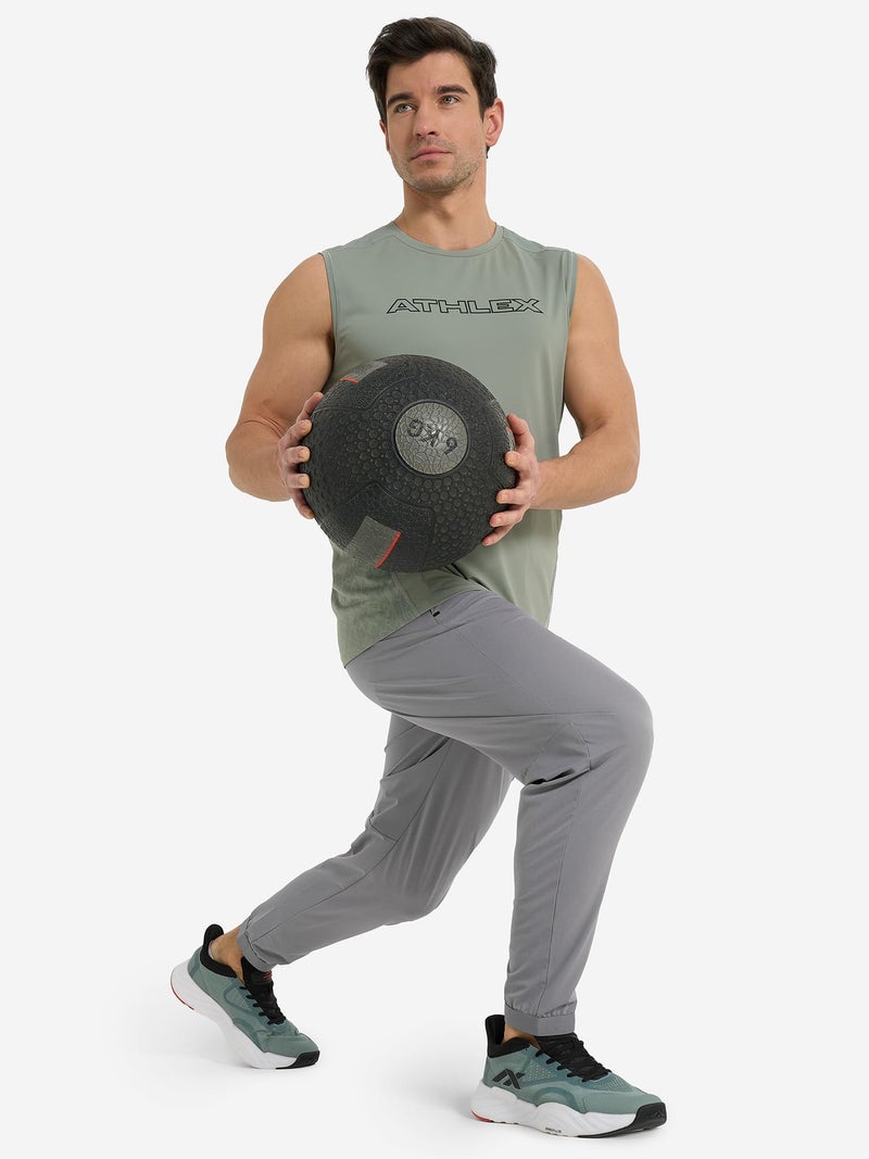 Athlex Men's 2-Pack Training Pants – Motion Trousers for Comfort & Performance, Ideal for Workouts & Everyday Active Wear - Image 5