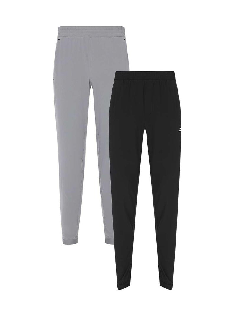 Athlex Men's 2-Pack Training Pants – Motion Trousers for Comfort & Performance, Ideal for Workouts & Everyday Active Wear - Image 1