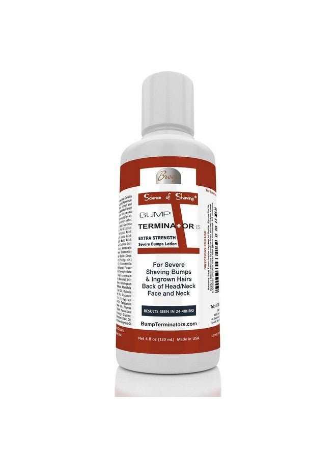 Breej BUMP TERMINATOR EXTRA STRENGTH Severe Bumps Treatment | Razor Bumps And Ingrown Hair Treatment | Bikini Bumps | Back of Head Bumps And Ingrown Hair Treatment, 4 oz (Pack of 1) - Image 1