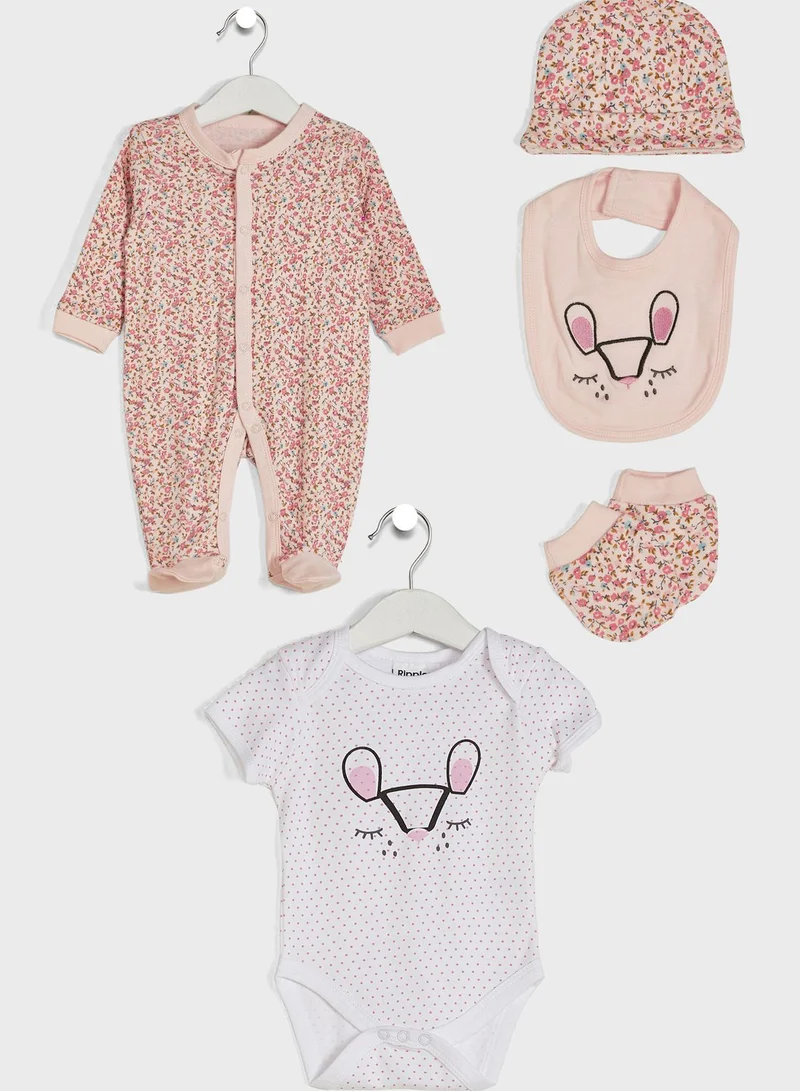 Ripples New Born Babysuit Set