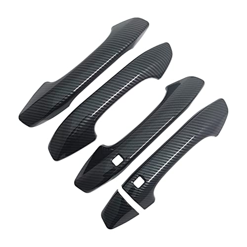 AOKIO ABS Carbon Fiber Style Exterior Door Handle Cover Trim for Kia K5 2020 2021 2022 2023 2024 2025 with Smart Keyhole (Not for Optima 2015-2019) - Image 3