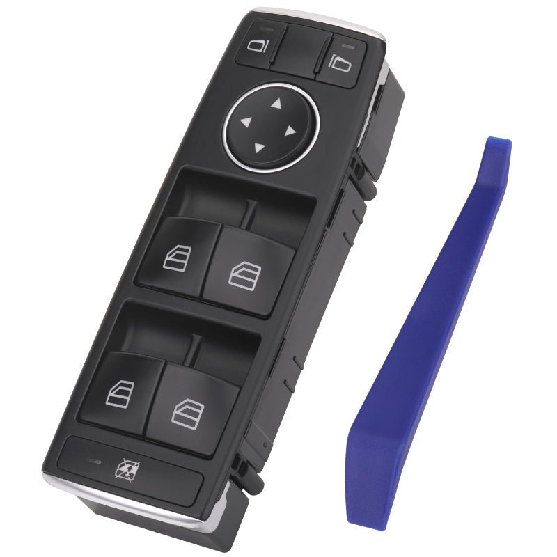 Obaee Master Power Window Switch Button Front Driver Side Compatible with 08 09 10 11 12 Mercedes Benz C230 C250 C280 C300 C350 C63 E500 E63 AMG E350 E550 GLK350 Replaces OEM A2049055302