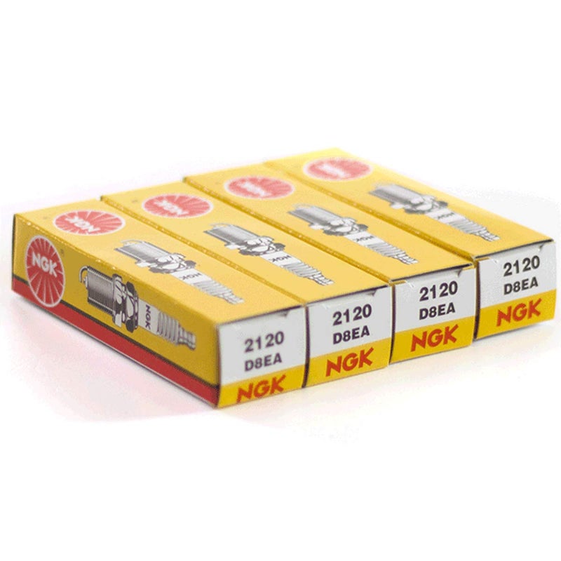 NGK 2120 D8EA Spark Plug Pack of 4