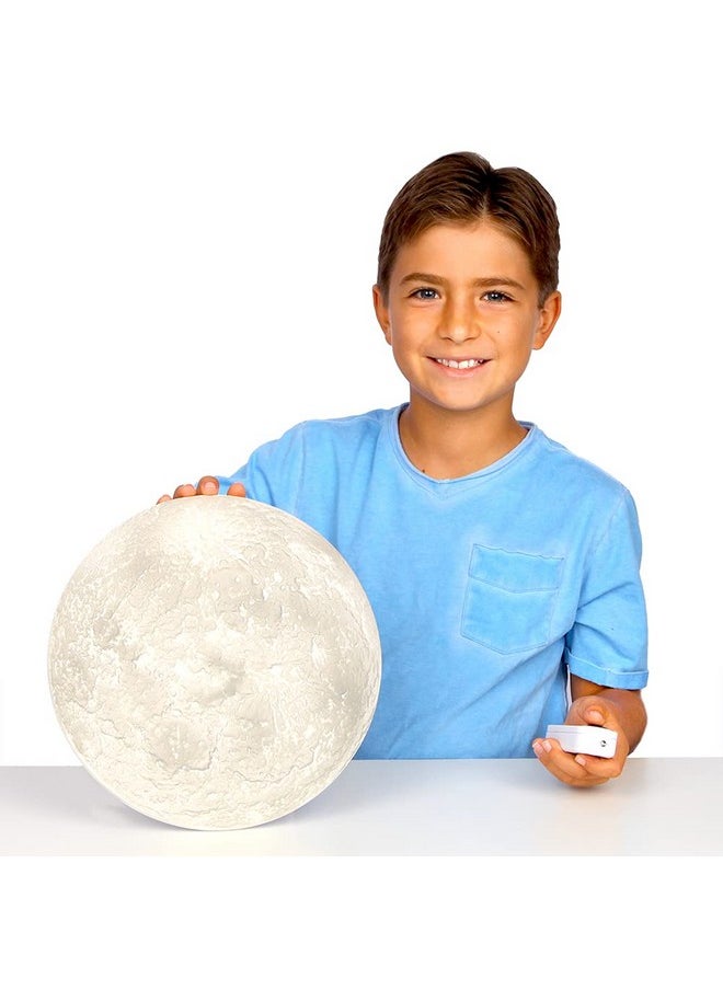 Basic Fun Uncle Milton Moon in My Room - 12 Light-Up Lunar Phases, Remote Control or Automatic, STEM Toy, Great Gift for Boys & Girls Ages 6+  - Image 5