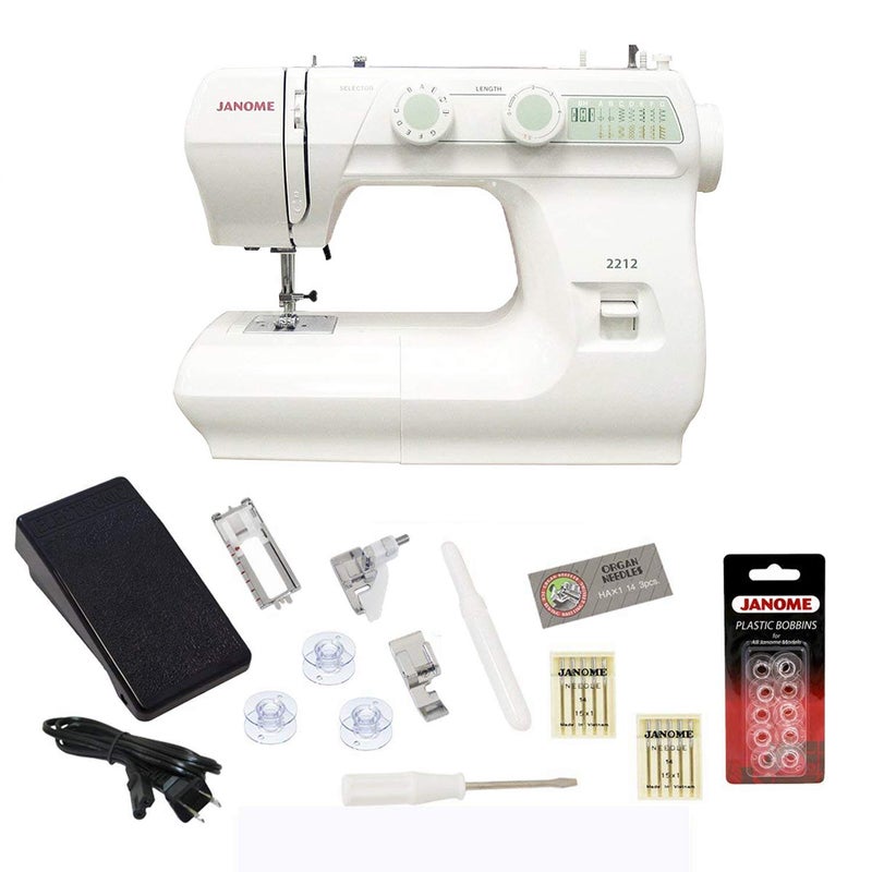 Janome Janome 2212 Sewing Machine Includes Exclusive Bonus Bundle 