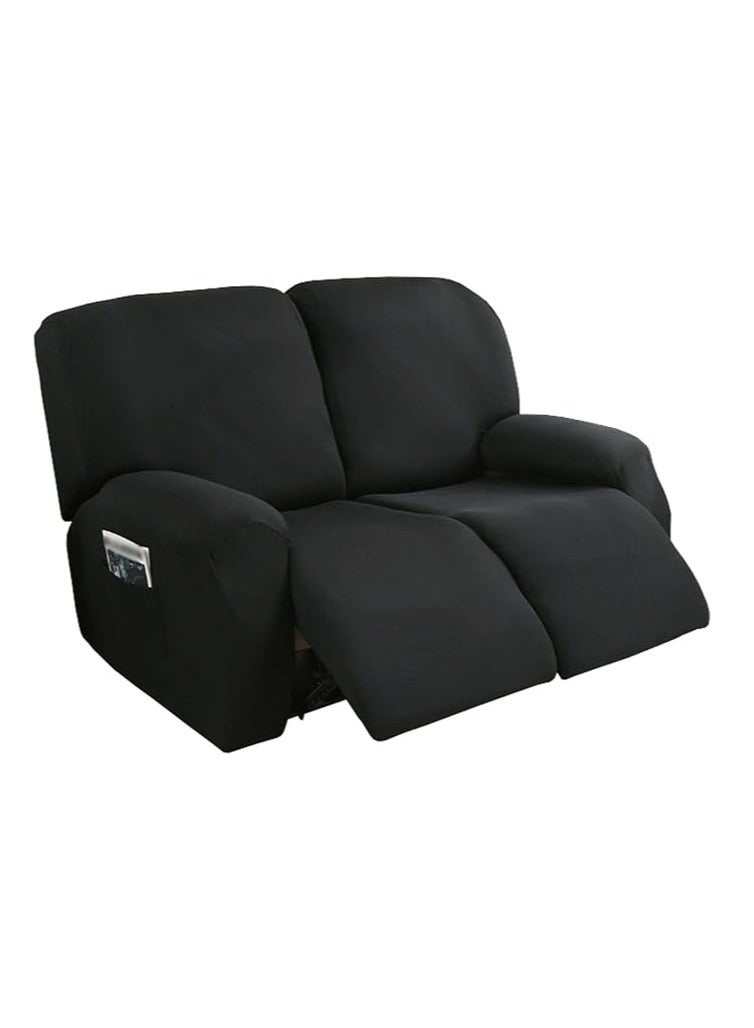 general Four Seasons Elastic Chivas Sofa Cover, Full Package, Solid Color Dustproof Double Seat Lounge Chair Cover, Split Sofa Cover - Image 1