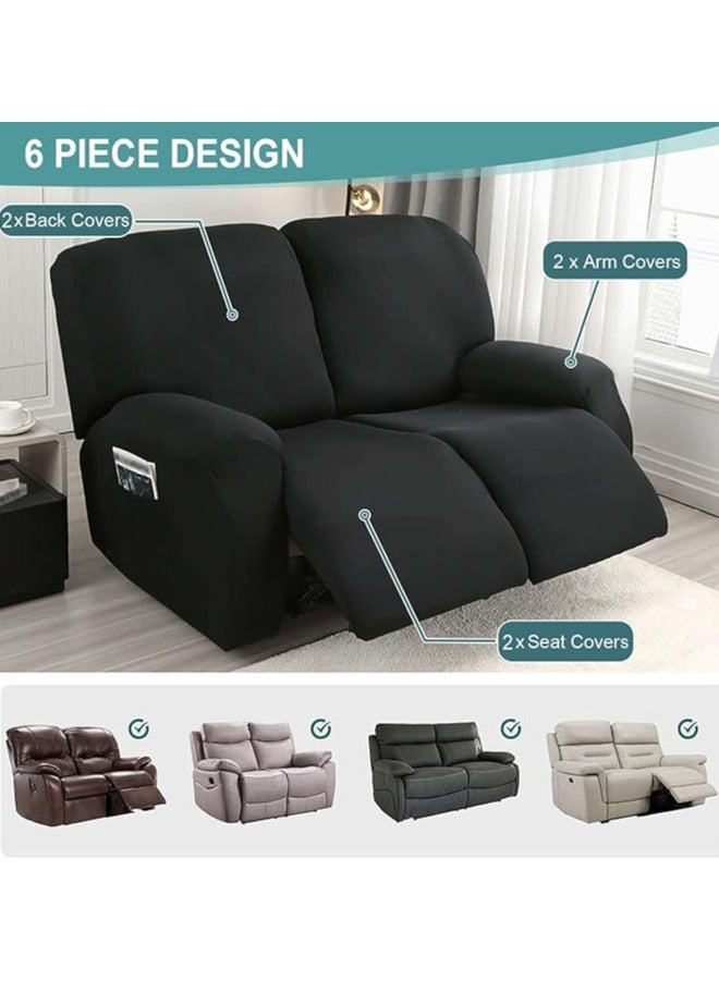 general Four Seasons Elastic Chivas Sofa Cover, Full Package, Solid Color Dustproof Double Seat Lounge Chair Cover, Split Sofa Cover - Image 4