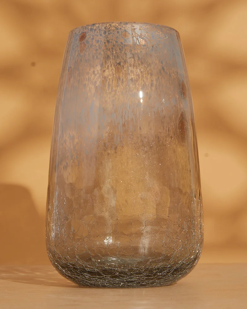 REDTAG Clear Textured Glass Vase