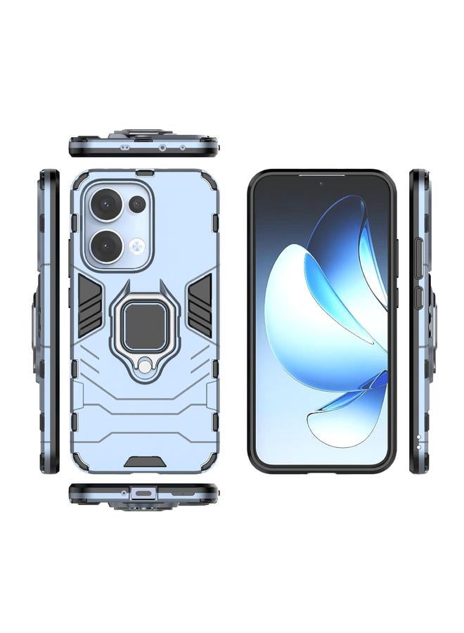 S-TOP Case For OPPO Reno13 5G Global Magnetic Ring Holder PC + TPU Phone Case - Image 3