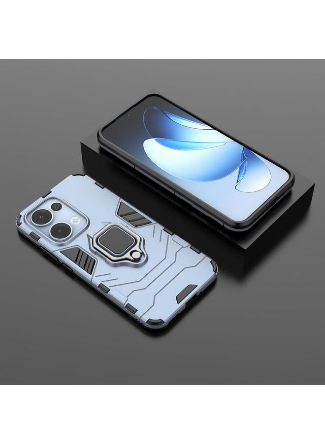 S-TOP Case For OPPO Reno13 5G Global Magnetic Ring Holder PC + TPU Phone Case - Image 2