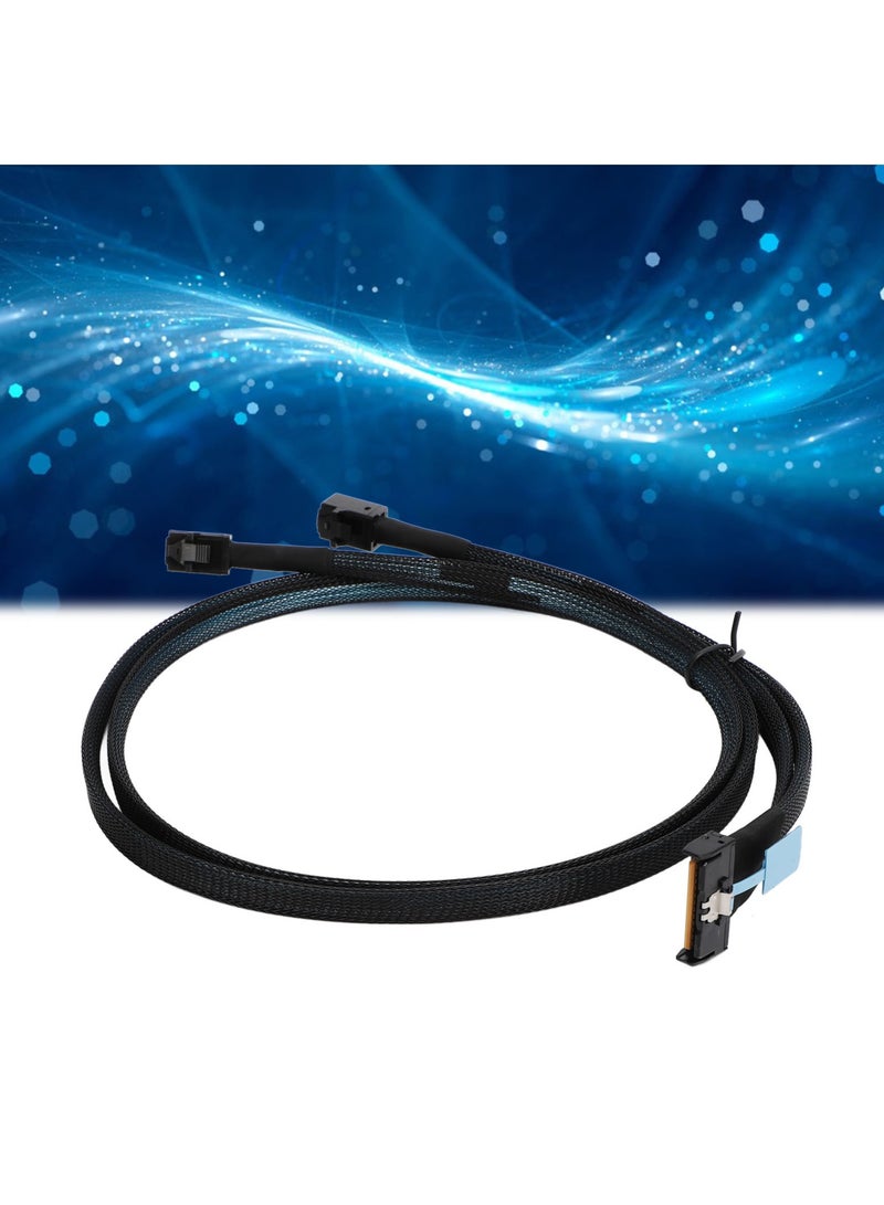 8i to 2 SFF 8643 Cable PCIe 5.0 32GT/s for MCIO X8 to Mini SAS HD SFF 8643 Cord for Server Data Center 31.5in  - Image 4