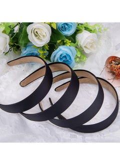 24 Pieces Black Satin Headbands 1 Inch Wide Headband Diy Plain Headbands Nonslip Headbands For Women And Girls - pzsku/Z73C0ABDF4B5B270A391AZ/45/_/1721024762/1ef594b3-7fef-47ce-979d-68d3f107374f