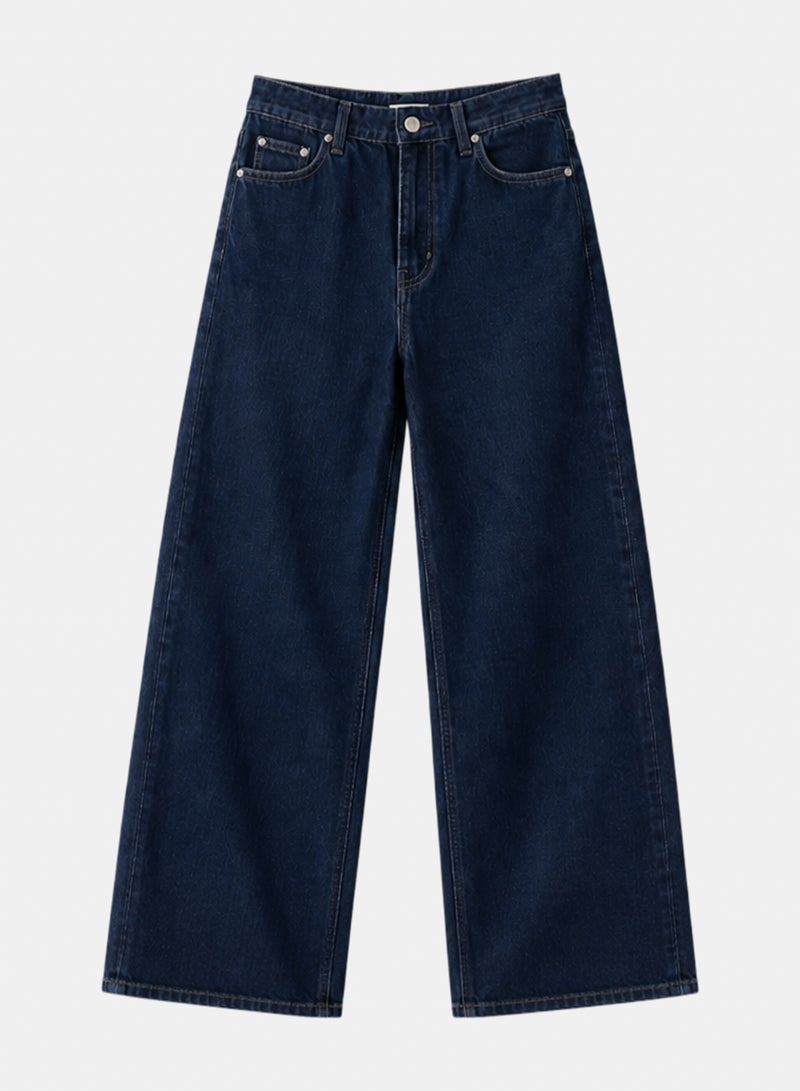 Clue Washed Wide Jeans - Image 2