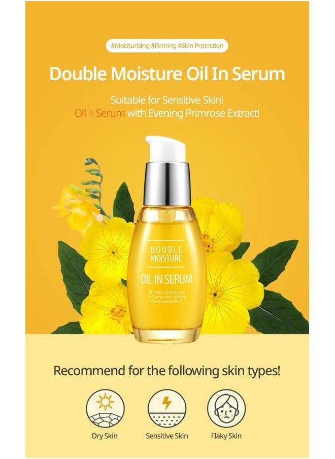 Charmzone Double Moisture Oil in Serum for Dry Sensitive Skin Soothing Moisturizing Elasticity Protection for All Skin Type (30ml/1.01 fl.oz)  - Image 4