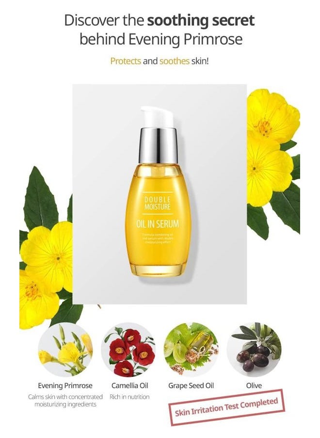 Charmzone Double Moisture Oil in Serum for Dry Sensitive Skin Soothing Moisturizing Elasticity Protection for All Skin Type (30ml/1.01 fl.oz)  - Image 2