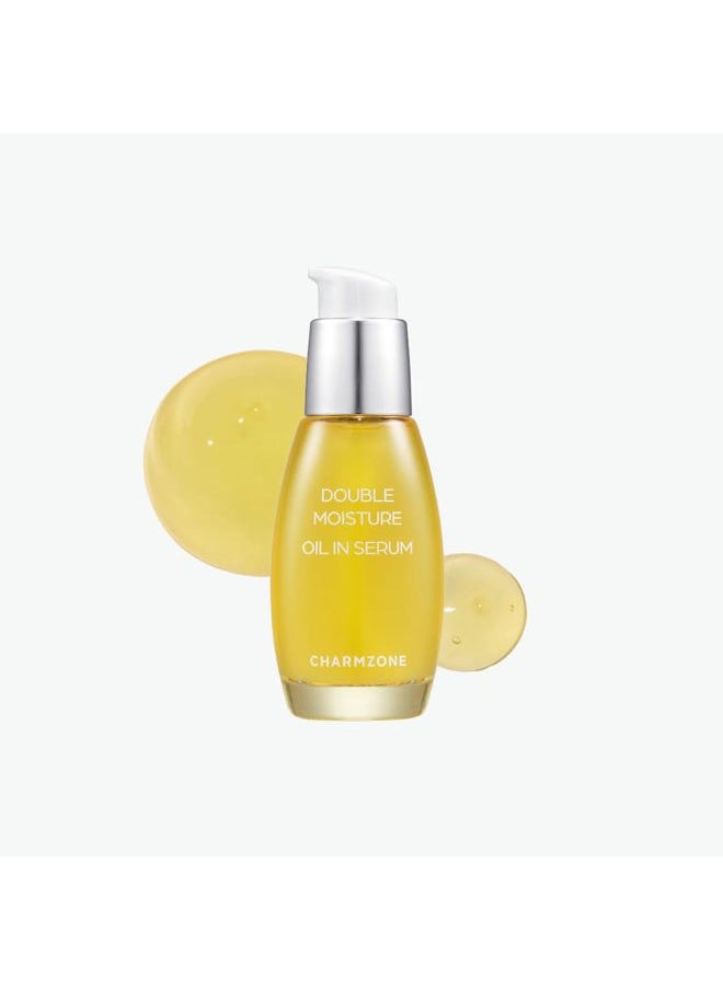 Charmzone Double Moisture Oil in Serum for Dry Sensitive Skin Soothing Moisturizing Elasticity Protection for All Skin Type (30ml/1.01 fl.oz)  - Image 1
