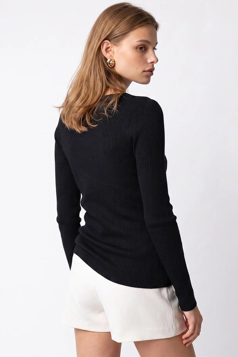 MIXRAY Women’s Viscose Blend Cashmere Sweater - Image 5