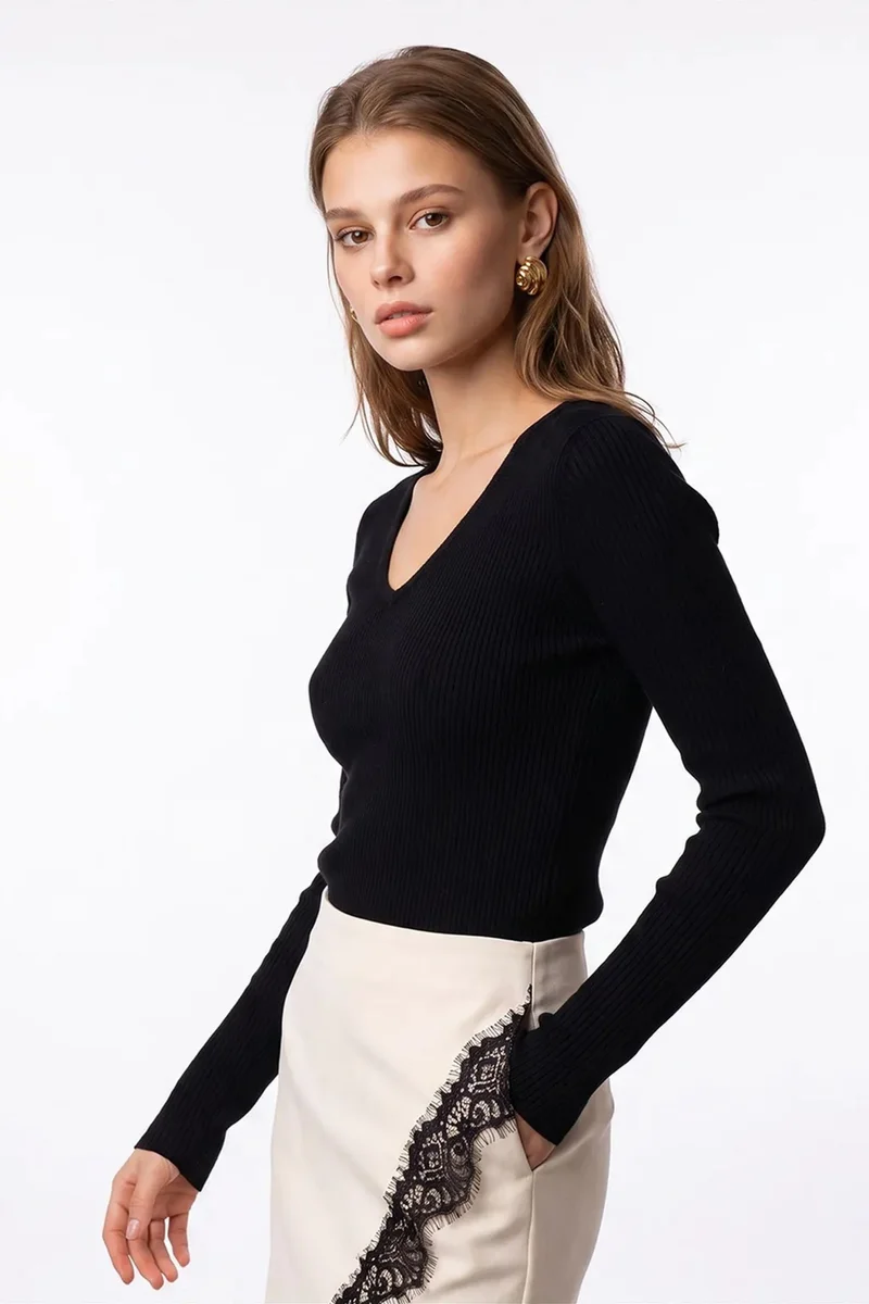 ميكسراي MIXRAY Women’s Viscose Blend Cashmere Sweater