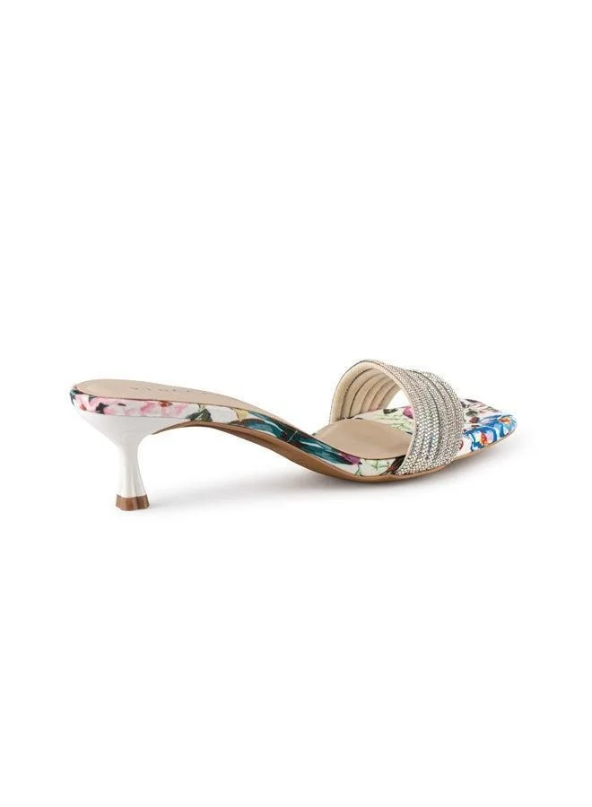 Vincci Women One Strap Mid Heel Sandals