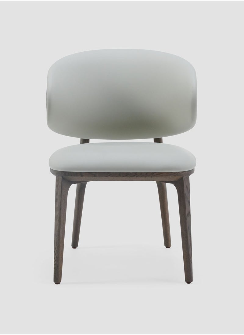 AL HUZAIFA FURNITURE Oxford Dining Chair Upholstered In Microfiber Leather  - Image 1