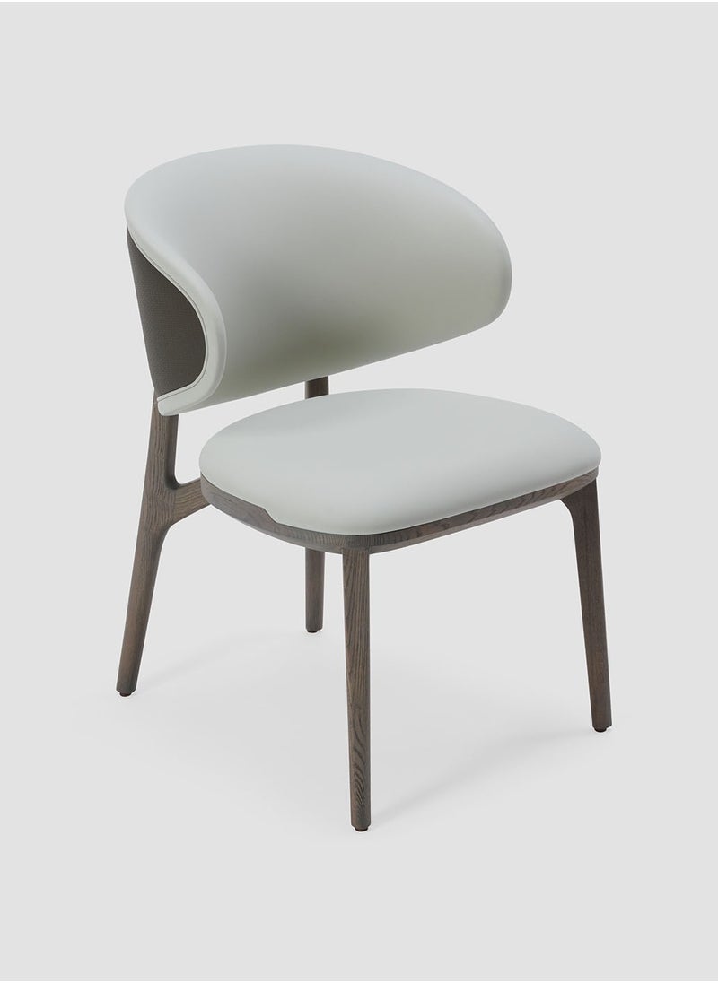 AL HUZAIFA FURNITURE Oxford Dining Chair Upholstered In Microfiber Leather  - Image 2
