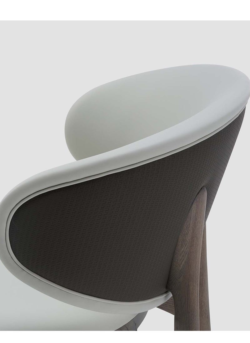 AL HUZAIFA FURNITURE Oxford Dining Chair Upholstered In Microfiber Leather  - Image 5