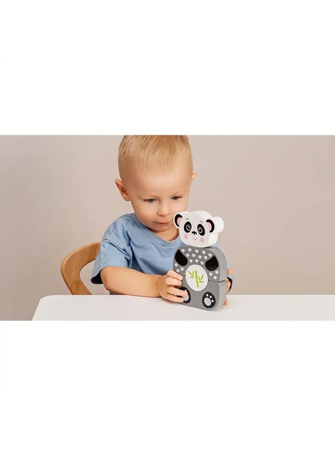 Kids Hits - Wooden Blocks Cute Panda - KH20/004 - Image 2