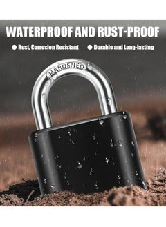 Oasisgalore Outdoor Combination Padlock，Weatherproof Resettable Combination Padlock for High Security Sheds.  - Image 4