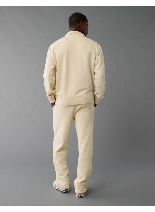 American Eagle AE Quarter-Zip Polo Collar Sweatshirt  - Image 4