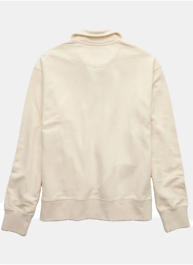 امريكان ايجل AE Quarter-Zip Polo Collar Sweatshirt