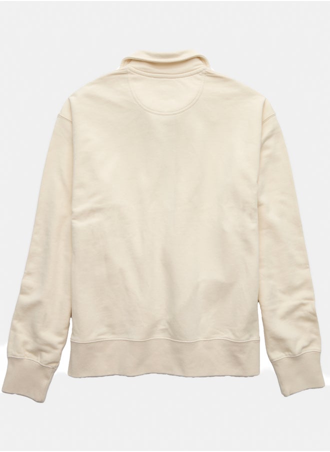 American Eagle AE Quarter-Zip Polo Collar Sweatshirt  - Image 5