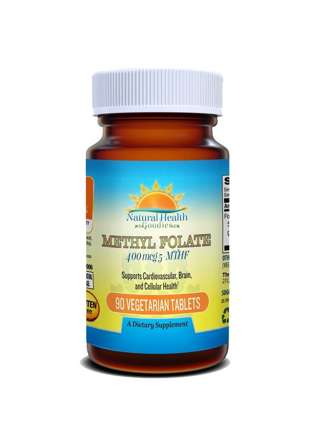 Natural Health Goodies - Active Folate Quatrefolic Acid 5Mthf Methylfolate Smart Choice For Prenatal Heart & Brain Development Vs Synthetic Folic Acid - Image 1