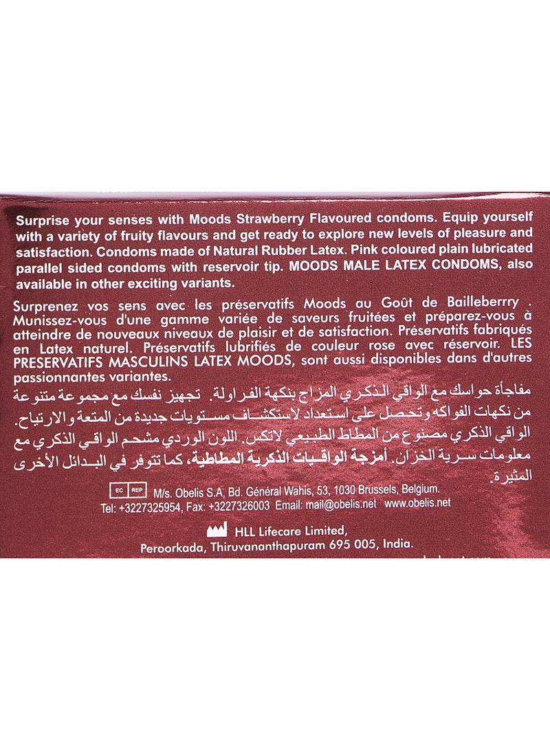 Moods الواقي الذكري الفراولة 3's - Image 5
