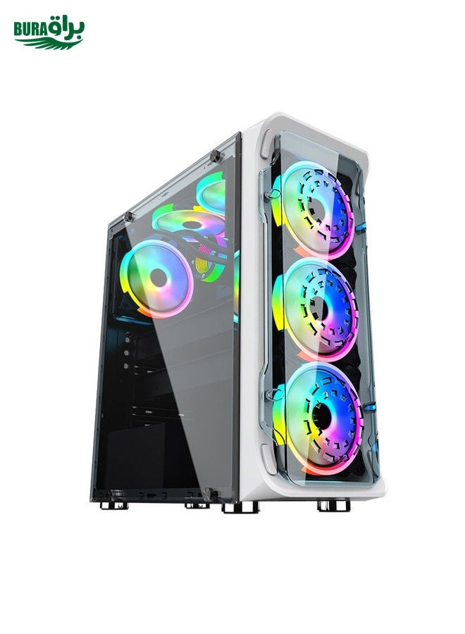 BURAQ Computer CPU RGB luminous Radiator 3 Fans+Remote Control  - Image 4