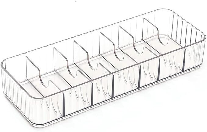 Transparent Gray Cord Storage Organizer With Multiple Compartments Cable Box For Home Desktop Office - Image 1