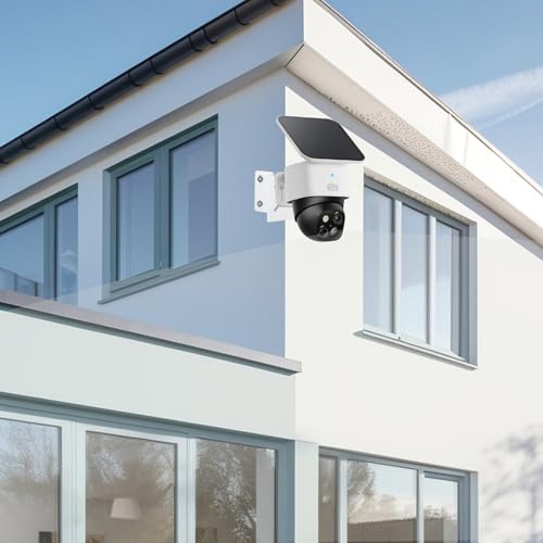 TEKCAM Metal Camera Corner Mount Compatible with Eufy SoloCam S340, SoloCam E30, Eufy 4G LTE Cam S330, PTZ Camera, 270°View on Both Sides of Exterior Wall (1 PCS) - Image 5