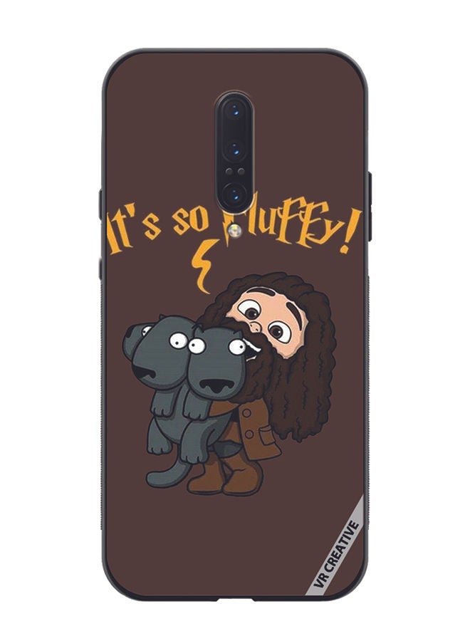 VR CREATIVE Protective Case Cover For OnePlus 7 Pro Its So Fluffy Design Multicolour - Image 1