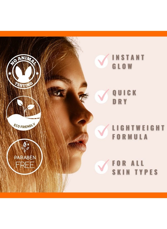 Sun Laboratories by Giesee Sun Laboratories By Giesee Face Self Tanner Medium: Facial Self Tanning Lotion, Suntan Lotion and Sun Tanning Lotion for a Perfect Fake Tan  - Image 3
