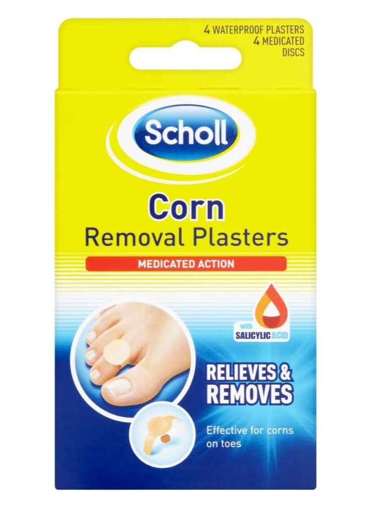 Scholl Scholl Corn Removal Plasters 4 Plasters 